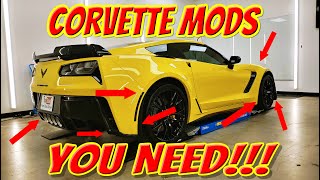 Easy Corvette Mods YOU Can Do To Make a HUGE Difference on A C7 Stingray Z06 Grand Sport or ZR1 [upl. by Esined]