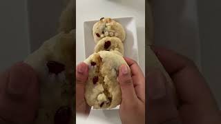 EASY Cranberry amp White Chocolate Chip Cookies [upl. by Eltsyrhc]