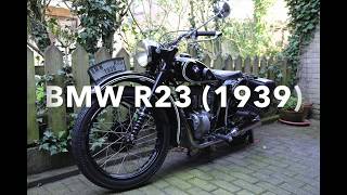 BMW R23 1939 Start und Fahrt im Münsterland [upl. by Nauqas]