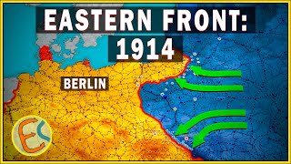 Eastern Front of WW1 animated 1914 [upl. by Aselehc]