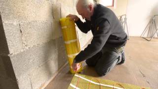 Plancher rayonnant électrique sous carrelage  Bricolage avec Robert [upl. by Peih]