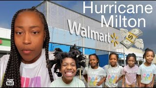 SHOP WITH TERESA AND HER 5 KIDS AT WALMART I’M NOT COOKING SPENDING HURRICANE MILTON FOODSTAMPS [upl. by Eikcim]