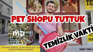 PET SHOPUMU TEMİZLİYORUM [upl. by Joktan]