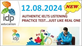 NEW BRITISH COUNCIL IELTS LISTENING PRACTICE TEST 2024  12082024 [upl. by Ilahsiav]