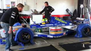 Minardi M198 F1 first test 2014 [upl. by Nathanael]