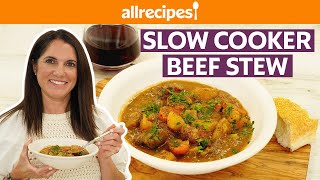 How to Make Slow Cooker Beef Stew  Get Cookin  Allrecipes [upl. by Trahern519]