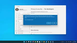 ✔️ How to Enable Developer Mode in Windows 11 [upl. by Eriam]