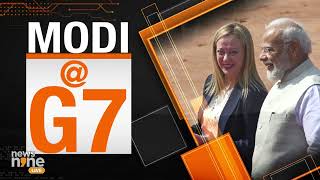 PM Modi Arrives in Italy for G7 Summit First Foreign Visit of Third Term  News9 [upl. by Oiracam311]