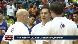 SPORTS BALITA  6th MVPSF Coaches Convention dinagsa [upl. by Getter]