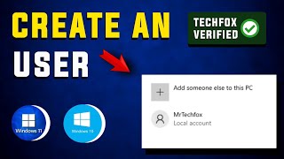 How to Easily Create a New User Account in Windows 1011  Full Guide [upl. by Joappa]