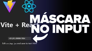 Como Criar Máscaras em Input com React  Como utilizar o InputMask no React para personalizar Inputs [upl. by Brunhild]