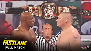 Brock Lesnar vs Bobby Lashley  WWE Title Match WWE Fastlane 2021 [upl. by Niwdla]