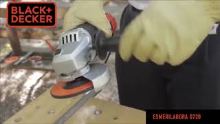 Black and Decker Esmeriladora G720 [upl. by Radec]