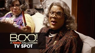 Boo A Madea Halloween 2016 Movie – Tyler Perry Official TV Spot – ‘Terrifying’ [upl. by Enidlarej]