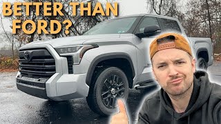 2024 Toyota Tundra Review Better Than F150 [upl. by Maidel]