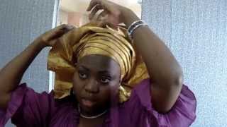 gele tutorial [upl. by Cordeelia]