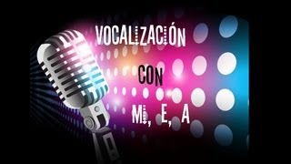 Ejercicio de vocalización 3 mujer  mi e a FACIL [upl. by Regina]