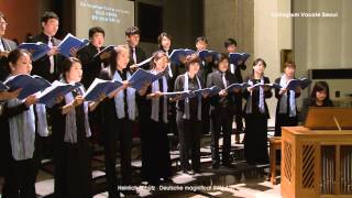 Schütz Meine Seele erhebt den Herren SWV 426  Collegium Vocale Seoul 콜레기움 보칼레 서울 [upl. by Newol979]