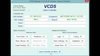 VCDS MAF check [upl. by Olds323]