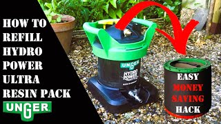 MONEY SAVING HOW TO REFILL DI RESIN PACK HACK  UNGER HydroPower Ultra latest version Filter [upl. by Ecnarrot]