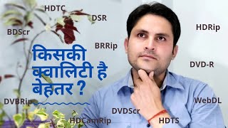 Movie print version HDTS HDTC BDScr WebDL HDRip etc quality explain  मूवीज के प्रिंट वर्ज़न [upl. by Neela]