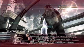 Final Fantasy XIII  Adamantoise Stage 25 15000 HP T2 weapons no summonsshrouds [upl. by Idoux]