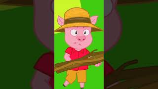 LES TROIS PETITS COCHONS  Comptine éducative  shorts [upl. by Prior]