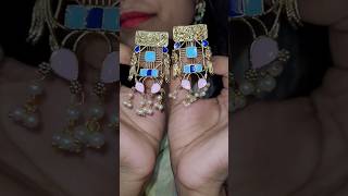 Beautiful brass earrings affordable price trending accessories jewellery mistilife [upl. by Hoi]