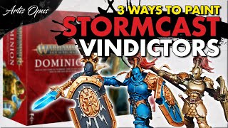 How to Paint VINDICTORS  3 ways  Dominion Stormcast [upl. by Oly]