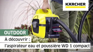 À découvrir  l’aspirateur eau et poussière WD 1 compact et sans fil  Kärcher [upl. by Filip]