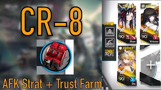 Arknights CR8  AFK Strat  Trust Farm [upl. by Auqenahs]