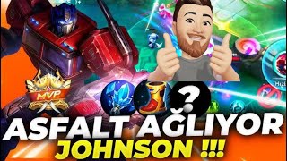 JOHNSON YOLA ÇIKARSA MOBİLE LEGENDS BANG BANG AĞLAR YOLLAR AĞLAR 😀💪🏻mobilelegends mlbb [upl. by Nairahcaz]