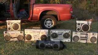 Ultimate Boombox Final JVC RVNB1 Kaboom Versus STEREO 550 RC550  JVC RC 550 Win s   Comparison [upl. by Clarisse]