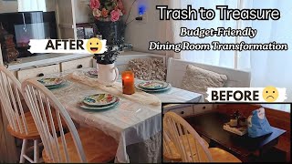 Dining Room Makeover on a Budget  DIY Transformations amp Cozy Decor Ideas [upl. by Aramak]