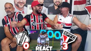 REACT INTER DE LIMEIRA 0X3 SÃO PAULO  FINALMENTE VENCEMOS QUE VENHA O CHOQUE REI [upl. by Nomla370]