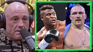 Joe Rogan On Ngannou quotHell BEAT Any Heavyweight Boxerquot [upl. by Matazzoni]