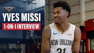 Yves Missi talks Draft Rookie Outlook  New Orleans Pelicans [upl. by Fanestil]