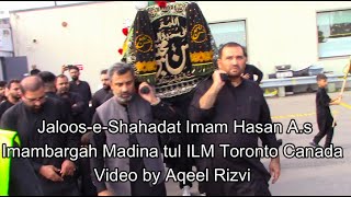 JalooseShahadat Imam Hasan AsImam bargah Madina tul Ilm Toronto Canada 28 Safar Jaloos 2024 [upl. by Weisbart644]