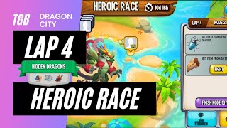 Lap 4 Part 2 High Camouflage Dragon Heroic Race • Dragon City Heroic Race Tips ☆☆☆ [upl. by Larkins]