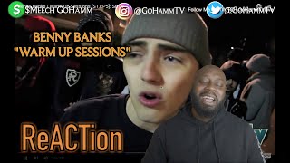 American Reacts  BENNY BANKS  Warm Up Sessions GoHammTV [upl. by Hamirak]