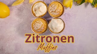 Rezept Zitronenmuffins  lowcarb  keto  glutenfrei [upl. by Blackwell]