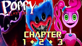 Poppy Playtime Chapter 1  2  3  Full Game Walkthrough  No Commentary [upl. by Adiesirb]