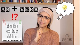 Neuer Trick für alle Verben mit dem Präfix quotabquot New trick for all verbs with the prefix ab [upl. by Udall]