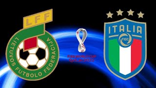 LIVE REACTION QUALIFICAZIONE MONDIALI LITHUANIAITALIA FORZAZZURRI [upl. by Humfrid]