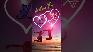 L💞A Name Status Video love trending whatsappstatus shortvideo status [upl. by Devinne430]