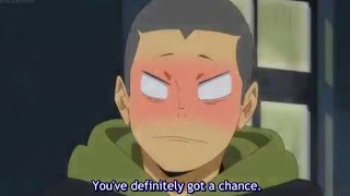 I Have a Chance Tanaka confesses to kanoka  Haikyuu Season 4 EP 13 [upl. by Adialeda80]