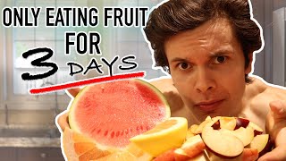 I Tried The Fruitarian Diet  My Experience Going RAW VEGAN For 3 Days [upl. by Diad722]