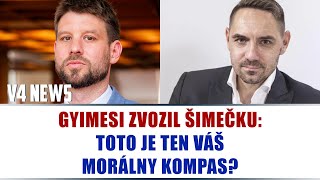 GYIMESI ZVOZIL ŠIMEČKU TOTO JE TEN VÁŠ MORÁLNY KOMPAS [upl. by Lou]