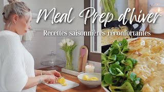 MEAL PREP D’HIVER 🥕🍎 Recettes gourmandes réconfortantes • Produits frais de saison • Idées repas [upl. by Gareth]