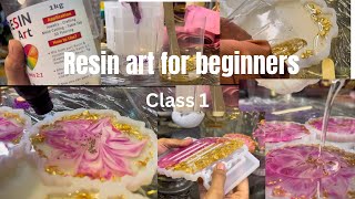 Resin art for beginners  resin art basic knowledge class 1 [upl. by Jaymee]